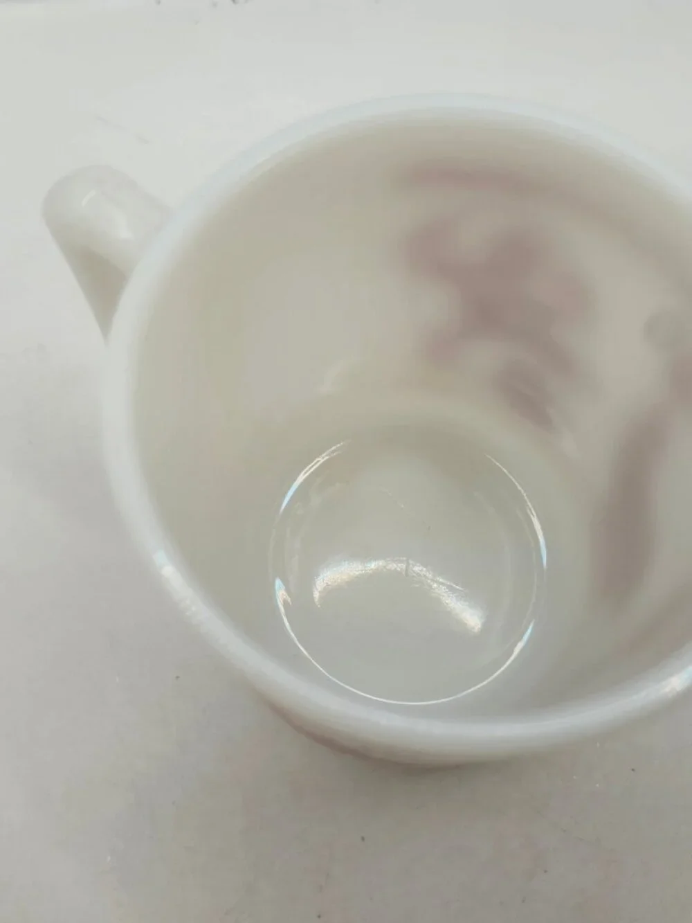 Vintage Hazel Atlas Milk Glass Circus Theme Child's Mug